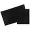 JAM Paper 9.5" x 11.5" Black Heavy Duty Plastic 2-Pocket Presentation Folders, 6ct.